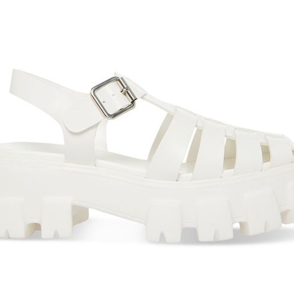 White Platform Sandals